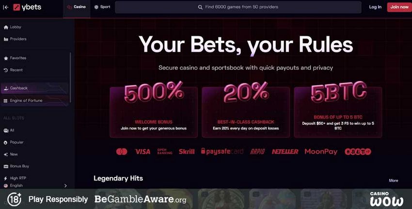 Recensione del casinò online Ybets: è sicuro giocare?